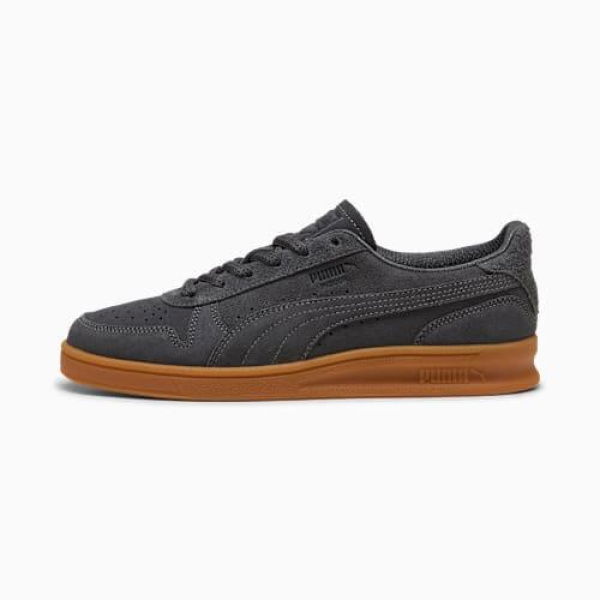 Indoor Elevated Unisex Sneakers in Dusky Gray/Gum, Size 4, Textile by PUMA Shoes