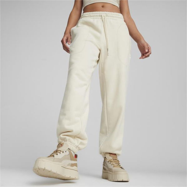 INFUSE Relaxed Women's Sweatpants in Alpine Snow, Size Small, Cotton by PUMA