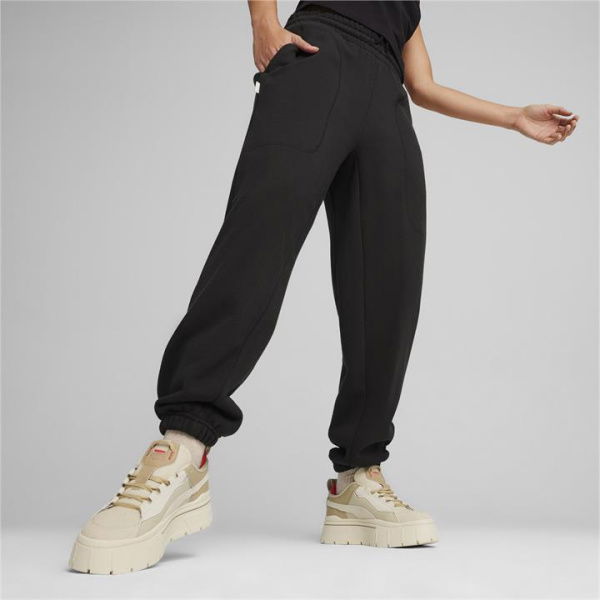 INFUSE Relaxed Women's Sweatpants in Black, Size Large, Cotton by PUMA