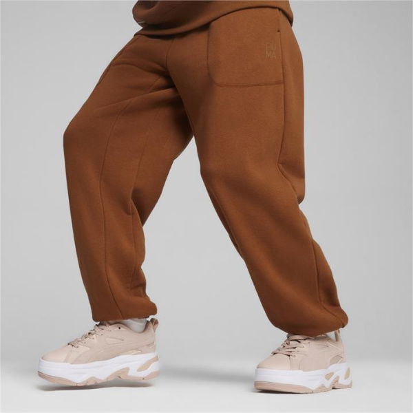 INFUSE Relaxed Women's Sweatpants in Teak, Size Large, Cotton by PUMA