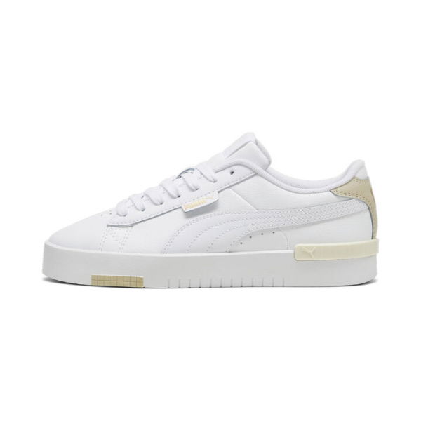 Jada Renew Sneakers Women in White/Gold/Putty, Size 6, Textile by PUMA Shoes