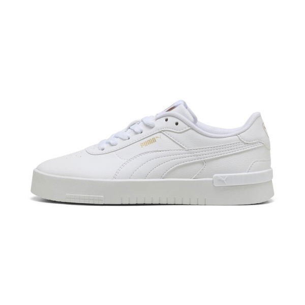 Jola Women's Sneakers in White/Gold, Size 8, Textile by PUMA Shoes