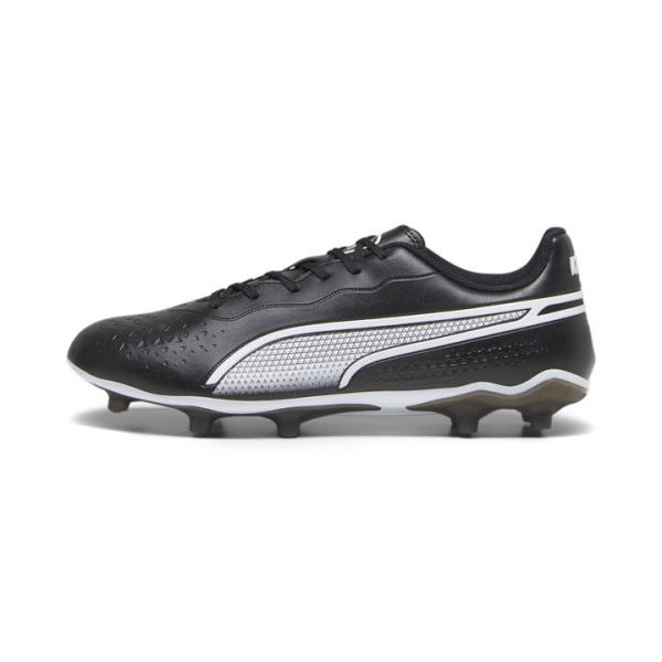 KING MATCH IT Unisex Football Boots in Black/White, Size 11.5, Synthetic by PUMA Shoes