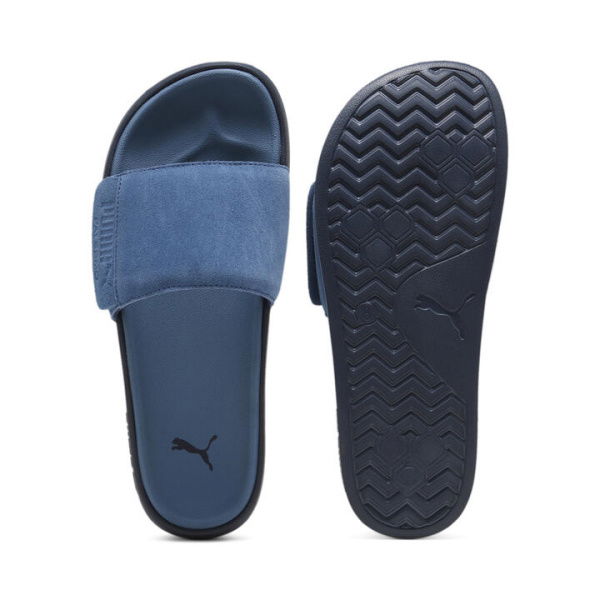 Leadcat 2.0 Palermo Unisex Slides in Blue Horizon/Club Navy, Size 10, Synthetic by PUMA