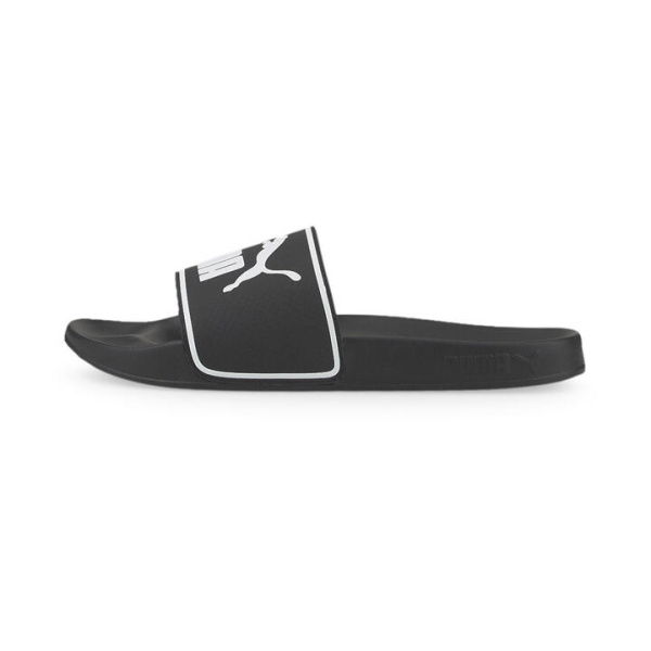 Leadcat 2.0 Unisex Slides in Black/White, Size 10, Synthetic by PUMA