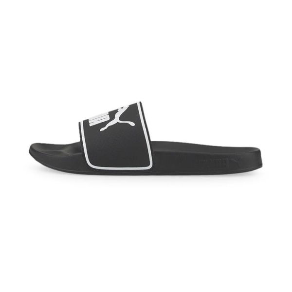 Leadcat 2.0 Unisex Slides in Black/White, Size 11, Synthetic by PUMA