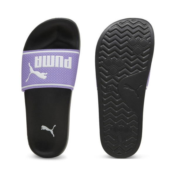 Leadcat 2.0 Unisex Slides in Lavender Alert/White/Black, Size 11, Synthetic by PUMA