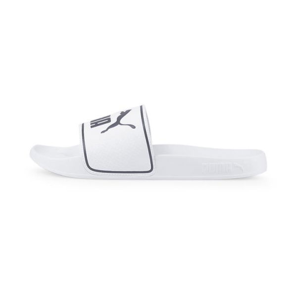 Leadcat 2.0 Unisex Slides in White/Black, Size 12, Synthetic by PUMA