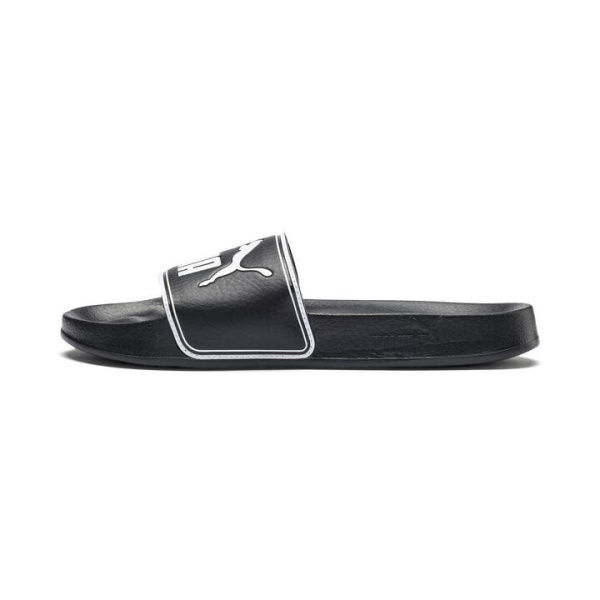 Leadcat Unisex Slides in Black/White, Size 14 by PUMA