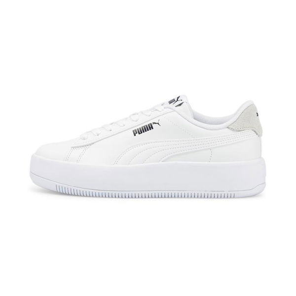 Lily Platform Laced Women's Sneakers in White/Black, Size 5.5, Textile by PUMA