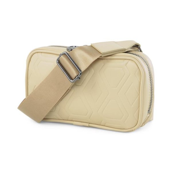 LUXE SPORT Boxy Waist Bag Bag in Light Sand/Aop, Polyester by PUMA