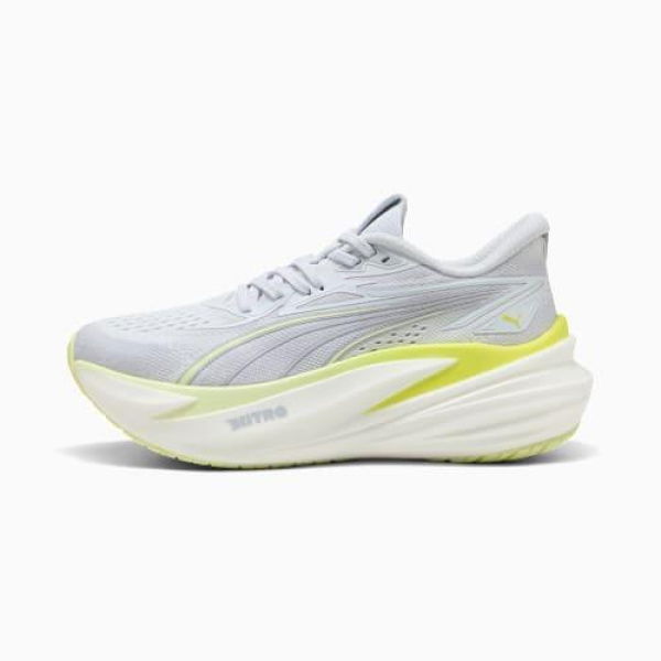 MagMax NITROâ„¢ 2 Running Shoes Women in Silver Mist/Apple Spritz, Size 5.5, Textile by PUMA Shoes