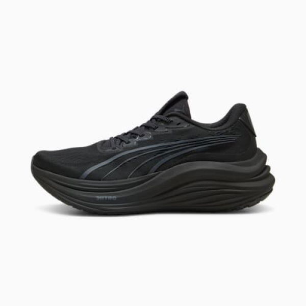 MagMax NITROâ„¢ Men's Running Shoes in Black/Galactic Gray, Size 7, Synthetic by PUMA Shoes