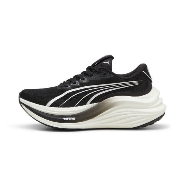 MagMax NITROâ„¢ Running Shoes Women in Black/White, Size 10, Synthetic by PUMA Shoes