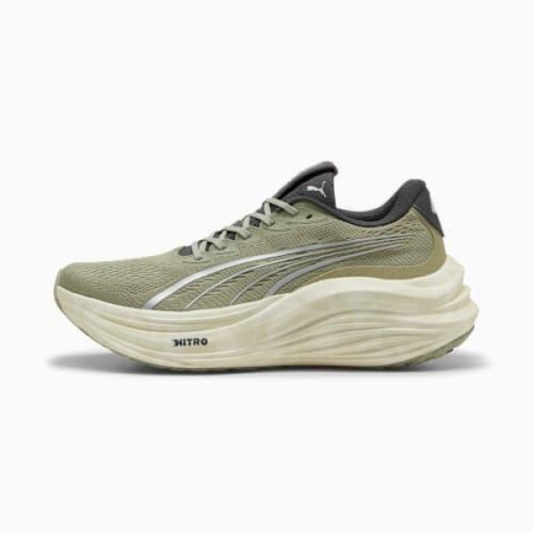 MagMax NITROâ„¢ Terrains Men's Running Shoes in Lux Army/Warm White/Dusky Gray, Size 7.5, Synthetic by PUMA Shoes