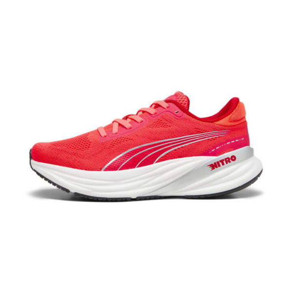 Magnify NITRO 2 Women's Running Shoes in Fire Orchid/For All Time Red, Size 10.5, Synthetic by PUMA Shoes