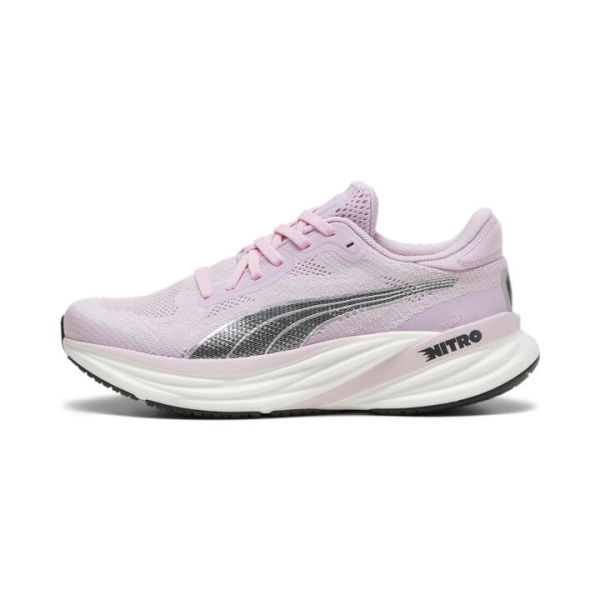 Magnify NITRO 2 Women's Running Shoes in Grape Mist/Black/Silver, Size 9, Synthetic by PUMA Shoes