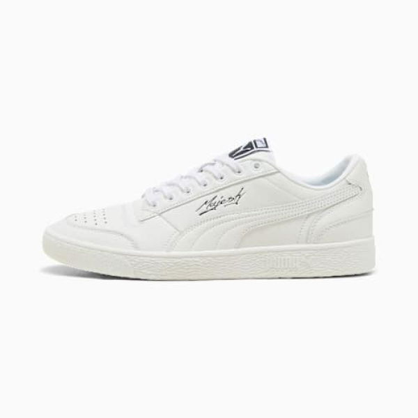 Majesty Unisex Sneakers in White, Size 5, Textile by PUMA Shoes