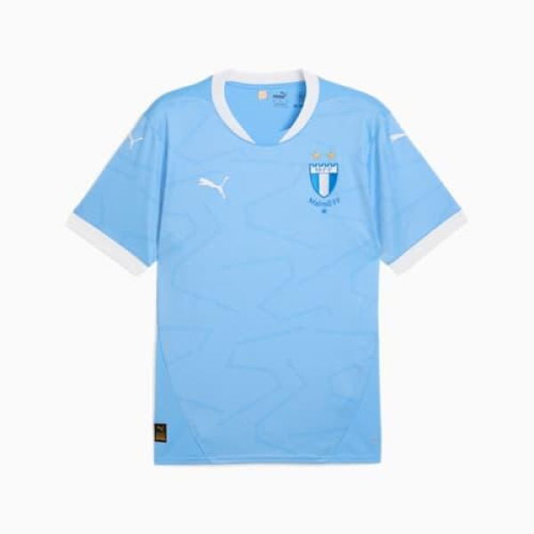 MalmÃ¶ FF Home Men's Jersey Shirt in Team Light Blue/White, Size Small, Polyester by PUMA