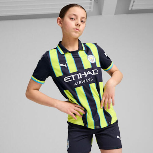 Manchester City 24/25 Away Jersey Shirt - Youth 8