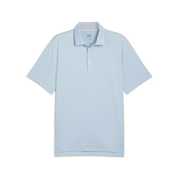 MATTR Brigade Men's Golf Polo Top in Silver Sky/Ash Gray, Size Medium, Polyester/Elastane by PUMA