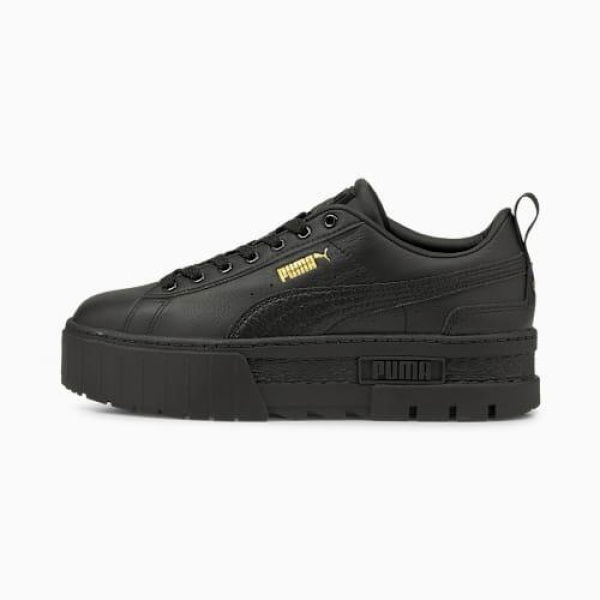 Mayze Classic Women's Sneakers in Black, Size 11, Synthetic by PUMA
