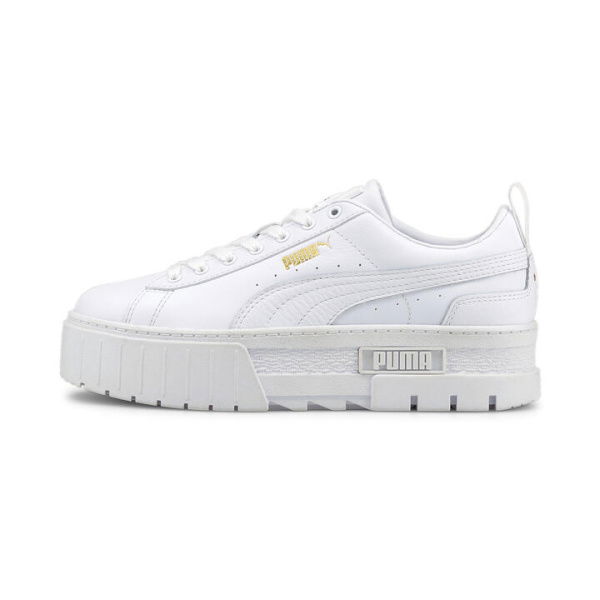 Mayze Classic Women's Trainers Shoes in White, Size 6, Synthetic by PUMA Shoes