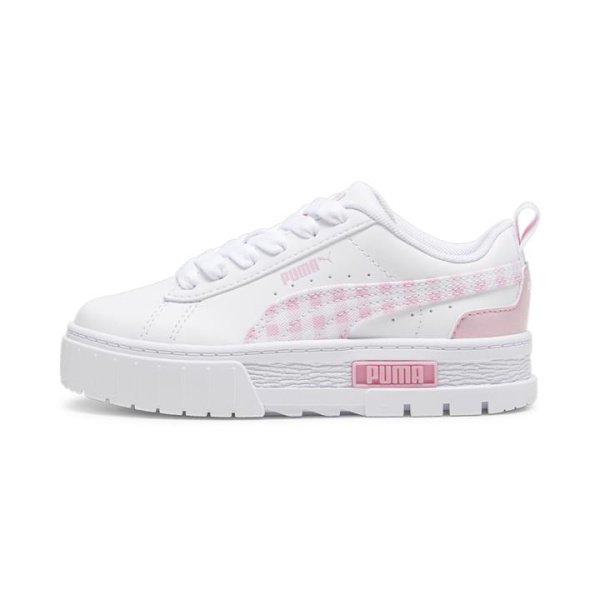 Mayze Gingham Cozy Sneakers - Kids 4 Shoes