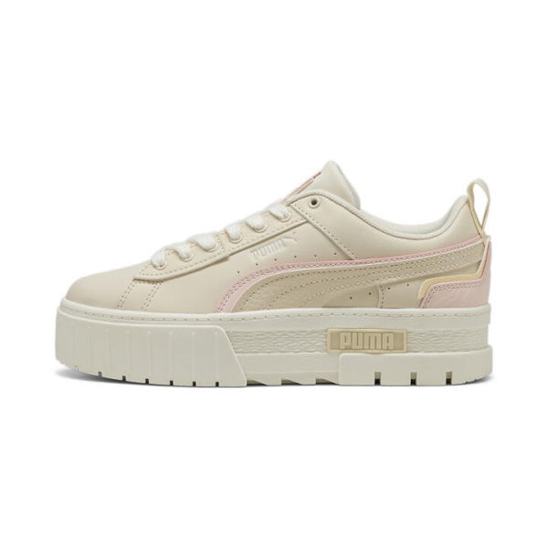 Mayze UT Muted Animal Women's Sneakers in Alpine Snow/Island Pink/Creamy Vanilla, Size 6.5, Synthetic by PUMA Shoes