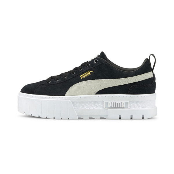 Mayze Women's Trainers Shoes in Black/White, Size 6, Synthetic by PUMA Shoes