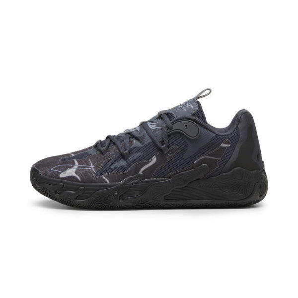 MB.03 Lo Team Unisex Basketball Shoes in Black/Strong Gray, Size 9, Synthetic by PUMA Shoes