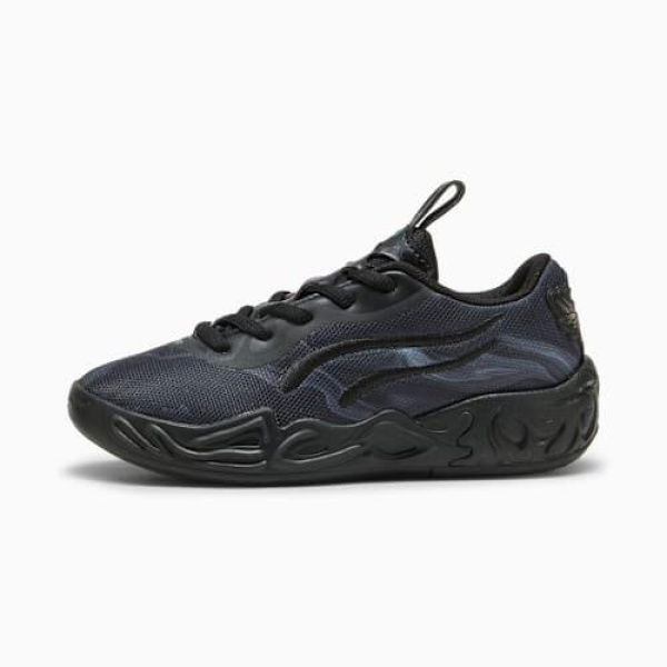 MB.04 Lo Team Pack Basketball Shoes Kids in Black/Dark Amethyst, Size 1, Synthetic by PUMA Shoes
