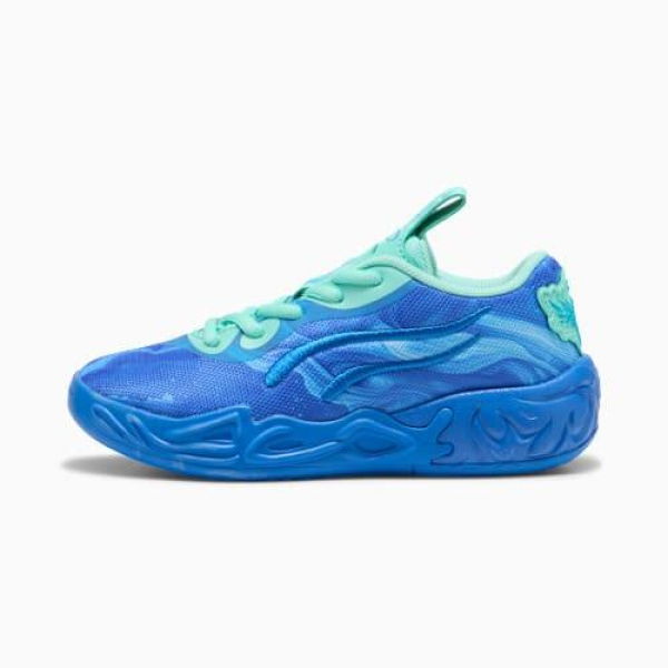 MB.04 Lo Team Pack Basketball Shoes Kids in Ultra Blue/Blue Glimmer/New Navy, Size 1.5, Synthetic by PUMA Shoes