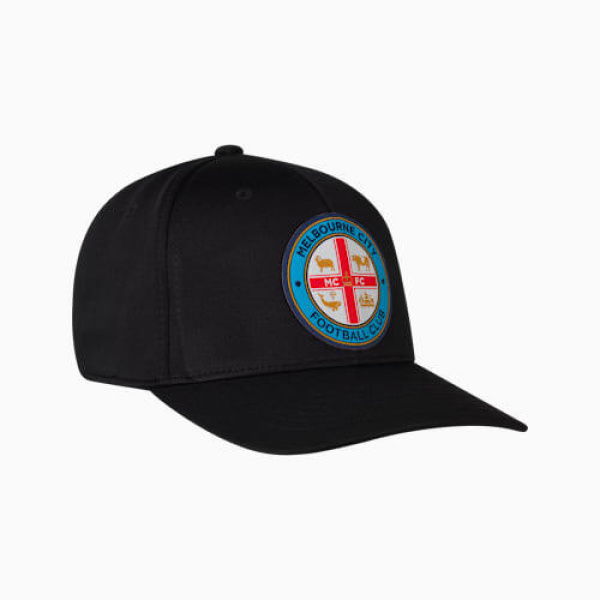 Melbourne City FC 2026 Team Cap in Black by PUMA
