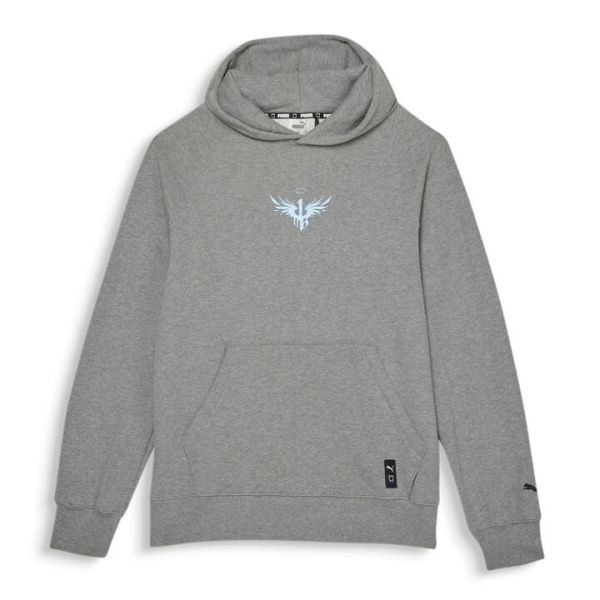 Melo Alwayz On Men's Basketball Hoodie in Medium Gray Heather, Cotton by PUMA