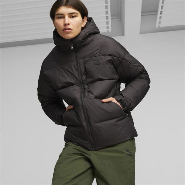 Men's Down Jacket in Black, Size 2XL, Polyester by PUMA