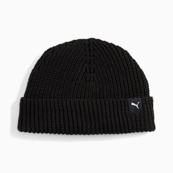 Mini Fisherman Beanie in Black, Cotton/Polyamide by PUMA
