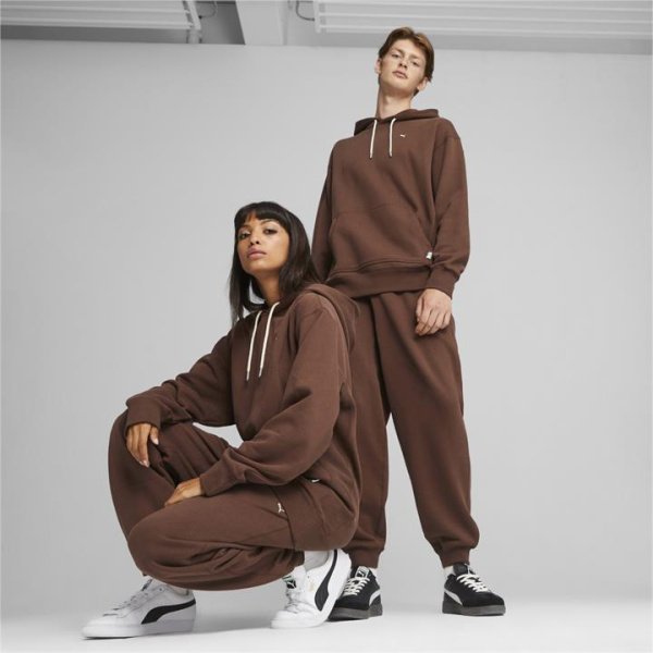 MMQ Hoodie in Chestnut Brown, Size Small, Cotton by PUMA