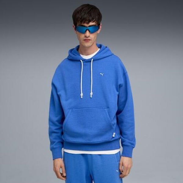 MMQ Hoodie Men in Mountain Blue, Size Small, Cotton by PUMA