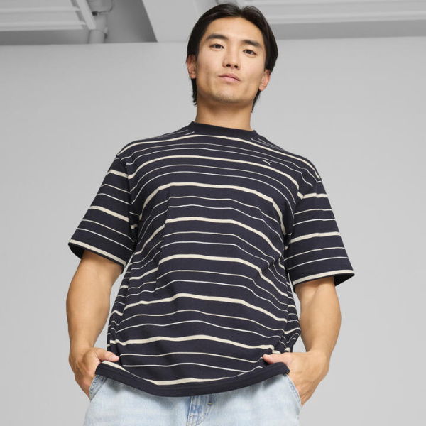 MMQ Men's Striped T