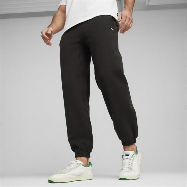 MMQ Men's Sweatpants in Black, Size Small, Cotton by PUMA