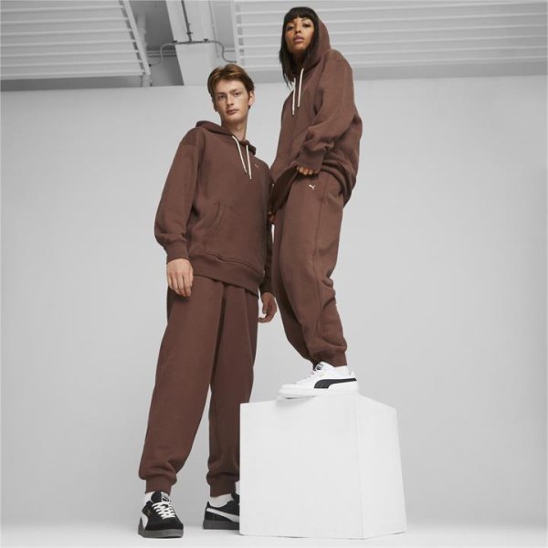 MMQ Sweatpants in Chestnut Brown, Size Large, Cotton by PUMA