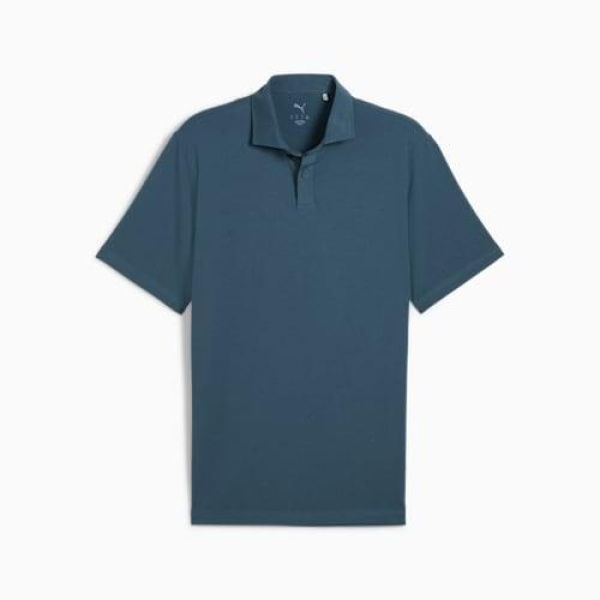 Modalon Men's Golf Polo Top in Gray Skies, Size Large, Cotton/Modal/Elastane by PUMA