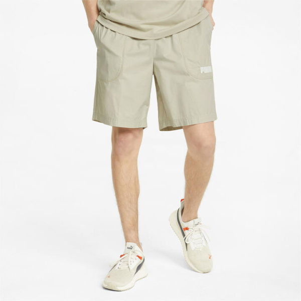 Modern Basics Men's Chino Shorts in Putty, Size Large, Cotton by PUMA