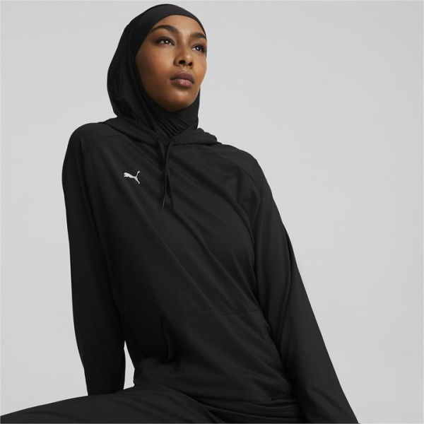 Modest Activewear Training Hoodie Women in Black, Size XS, Polyester/Elastane by PUMA