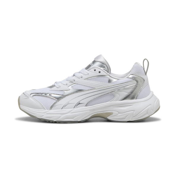 Morphic Astro Escape Women's Sneakers in White/Silver, Size 6, Textile by PUMA