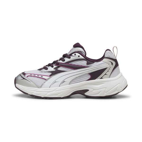 Morphic Athletic Sneakers in White/Midnight Plum, Size 4 by PUMA Shoes