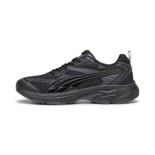 Morphic Base Unisex Sneakers in Black/Strong Gray, Size 10 by PUMA Shoes