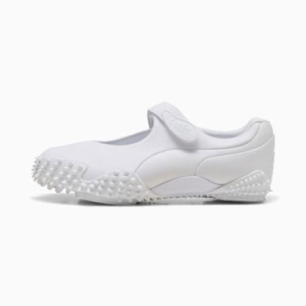 Mostro Fey Leather Unisex Shoes in White, Size 5.5, Synthetic by PUMA Shoes