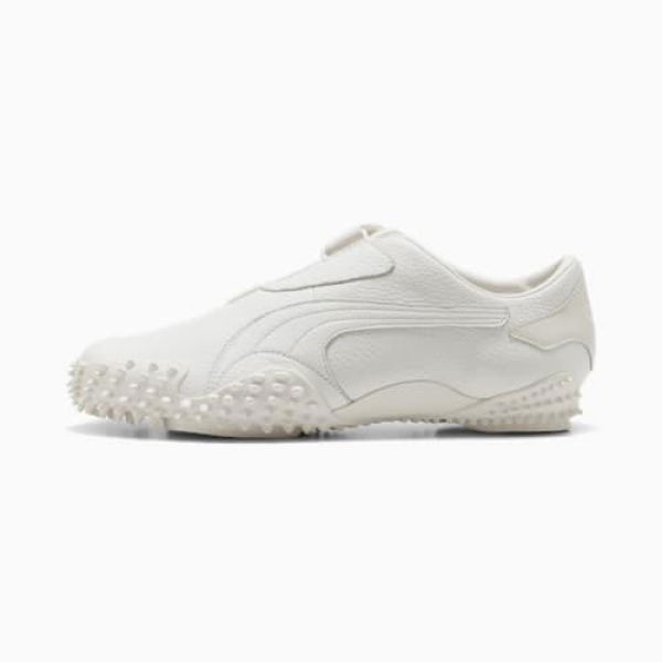 Mostro Leather Sneakers Unisex in Frosted Ivory, Size 4.5, Synthetic by PUMA Shoes